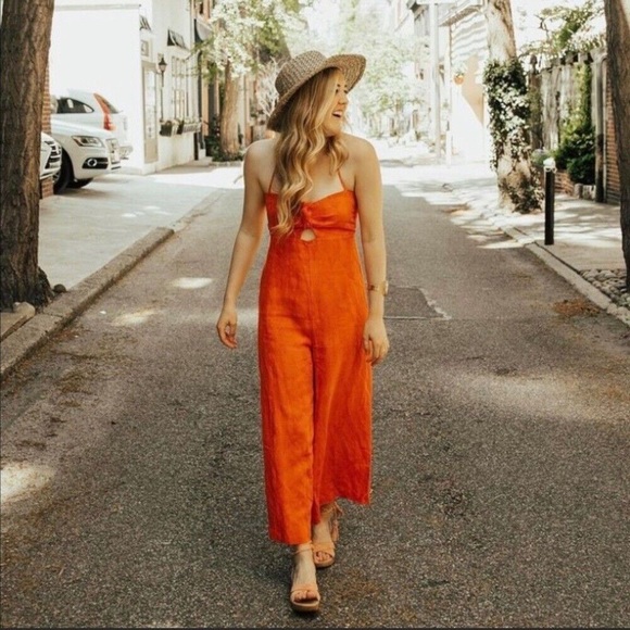 Anthropologie Elevenses Tropicale Jumpsuit - Picture 3 of 14